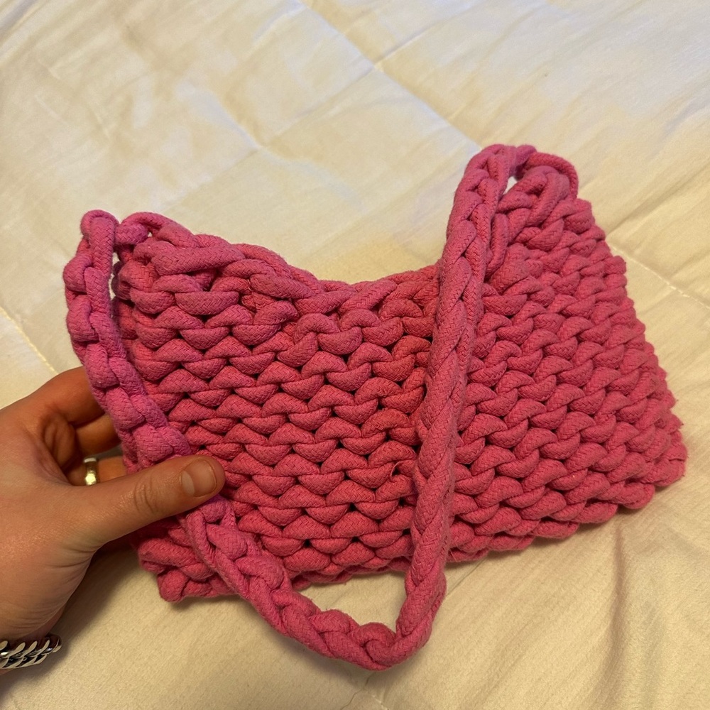 Pink Y2K style purse